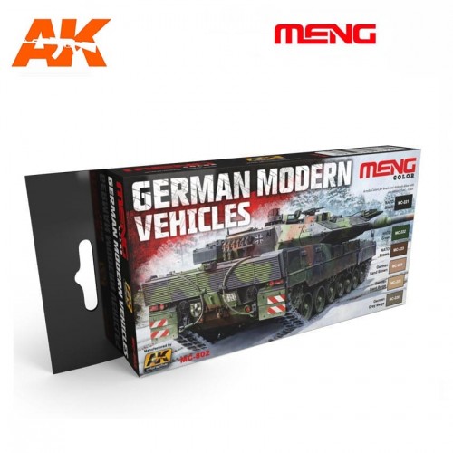 AK SET GERMAN MODERN VEHICLES COLORS SET MC802